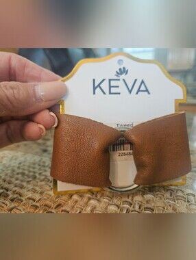 Brown Leather Cuff Bracelet